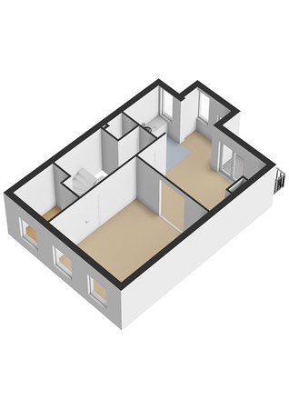 Floorplan - Amsterdamsestraatweg 214BS, 3551 CN Utrecht